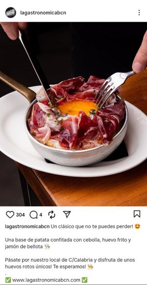 Campagne social e influencer marketing di La Gastronomica Barcellona